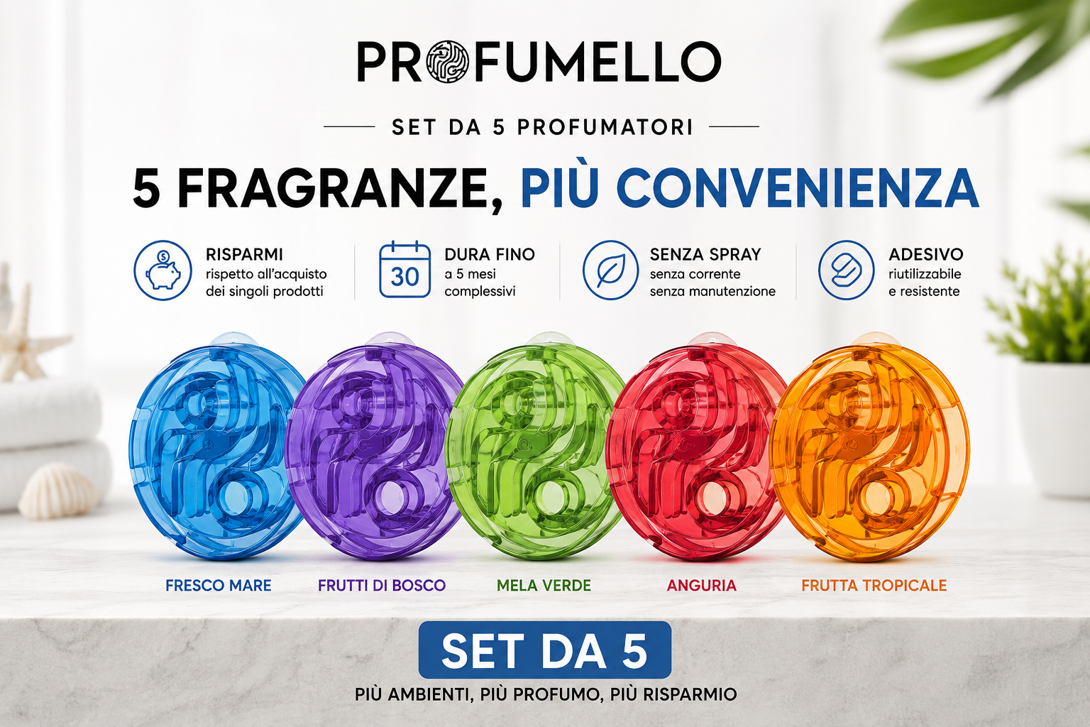 Set da 5 Profumello