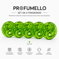 Set da 5 Mela | Profumatore Adesivo Profumello 5 Mesi