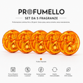 Set da 5 Frutta Tropicale | Profumatore Adesivo Profumello 5 Mesi