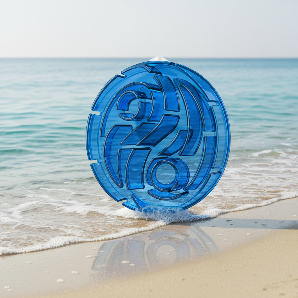 Ekco Loop blu con il mare
